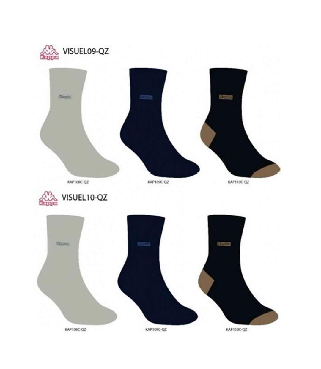 Chaussettes Homme VILLE KAPPA - Pack de 6-4