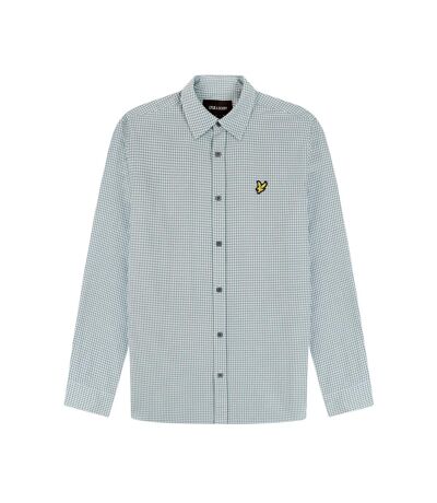 Chemise homme bleu ardoise / blanc Lyle & Scott Lyle & Scott