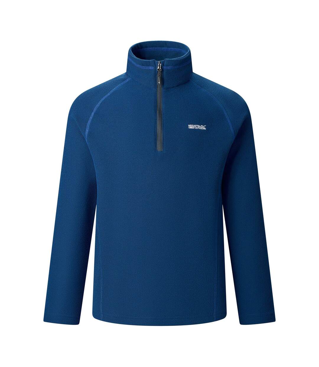 Haut Polaire À Col Montant Zippé Motif/style Alvéolé Kenger Homme Bleu Roi Regatta-2