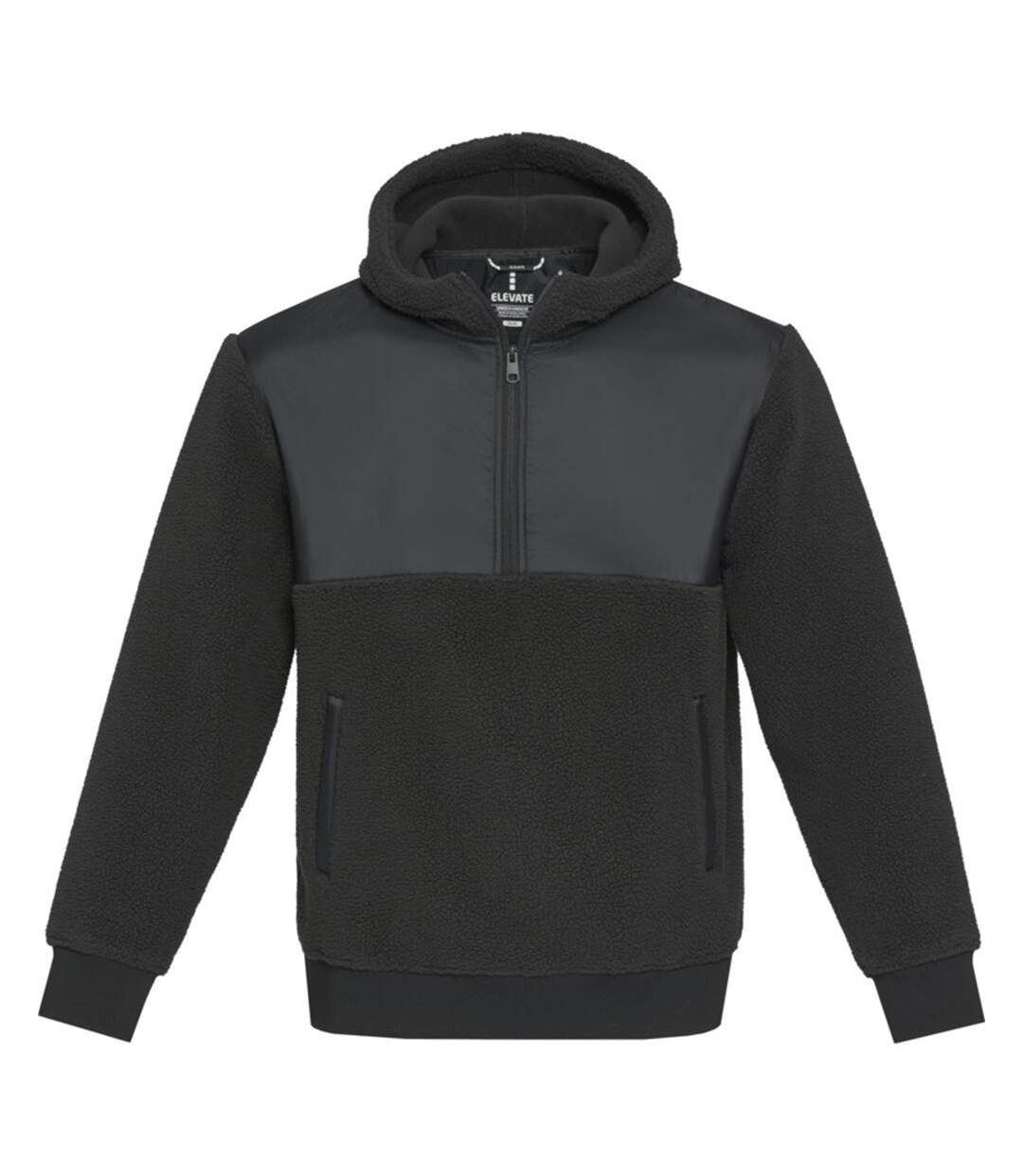 Sweat evans adulte noir uni Elevate-1