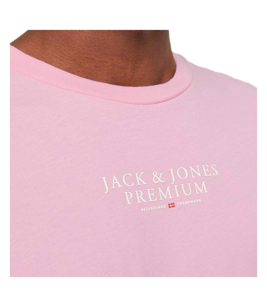 T-shirt Rose Homme Jack & Jones Bluarchie - L-3