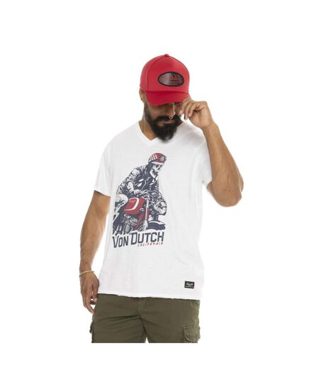 T-shirt homme col V manches courtes Regular fit Rider Vondutch