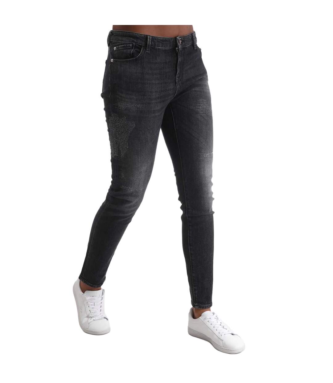 Jean j23 femme bleu denim Emporio Armani-1