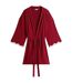 Womens/ladies Ribbed Lace Trim 3/4 Sleeve Kimono Rouge Tommy Hilfiger-1