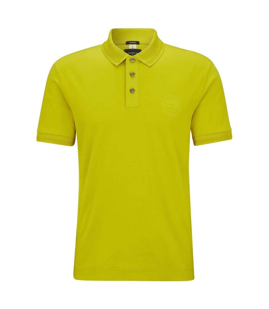 Mens Regular Polo Shirt Green Boss-2