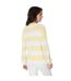 Sweat Motif/style À Rayures Femme Citron Be You-3