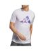 T-shirt Violet Homme Adidas D4m Hiit - L