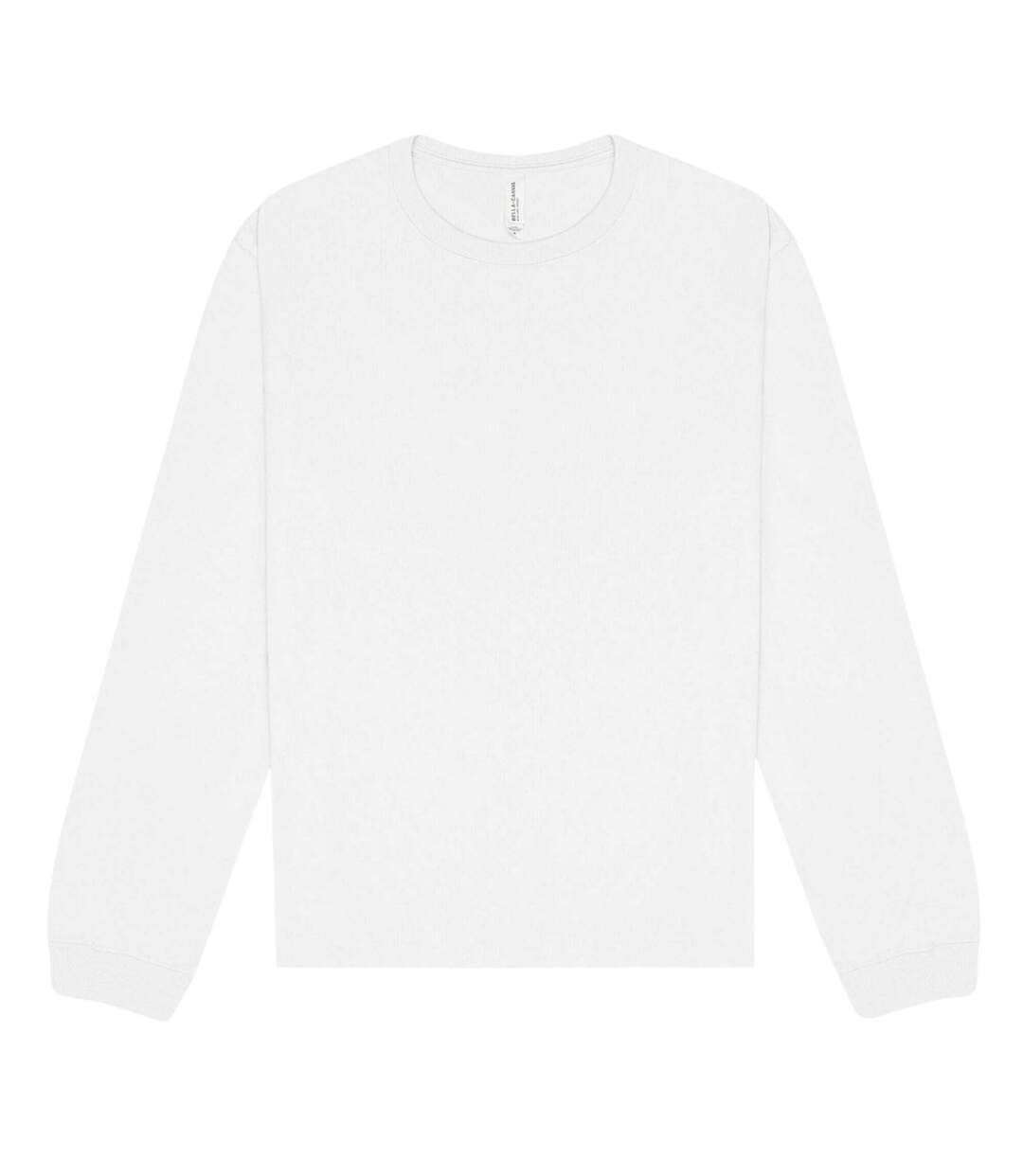 Unisex Adult Heavy Long-sleeved T-shirt White Sabella-1