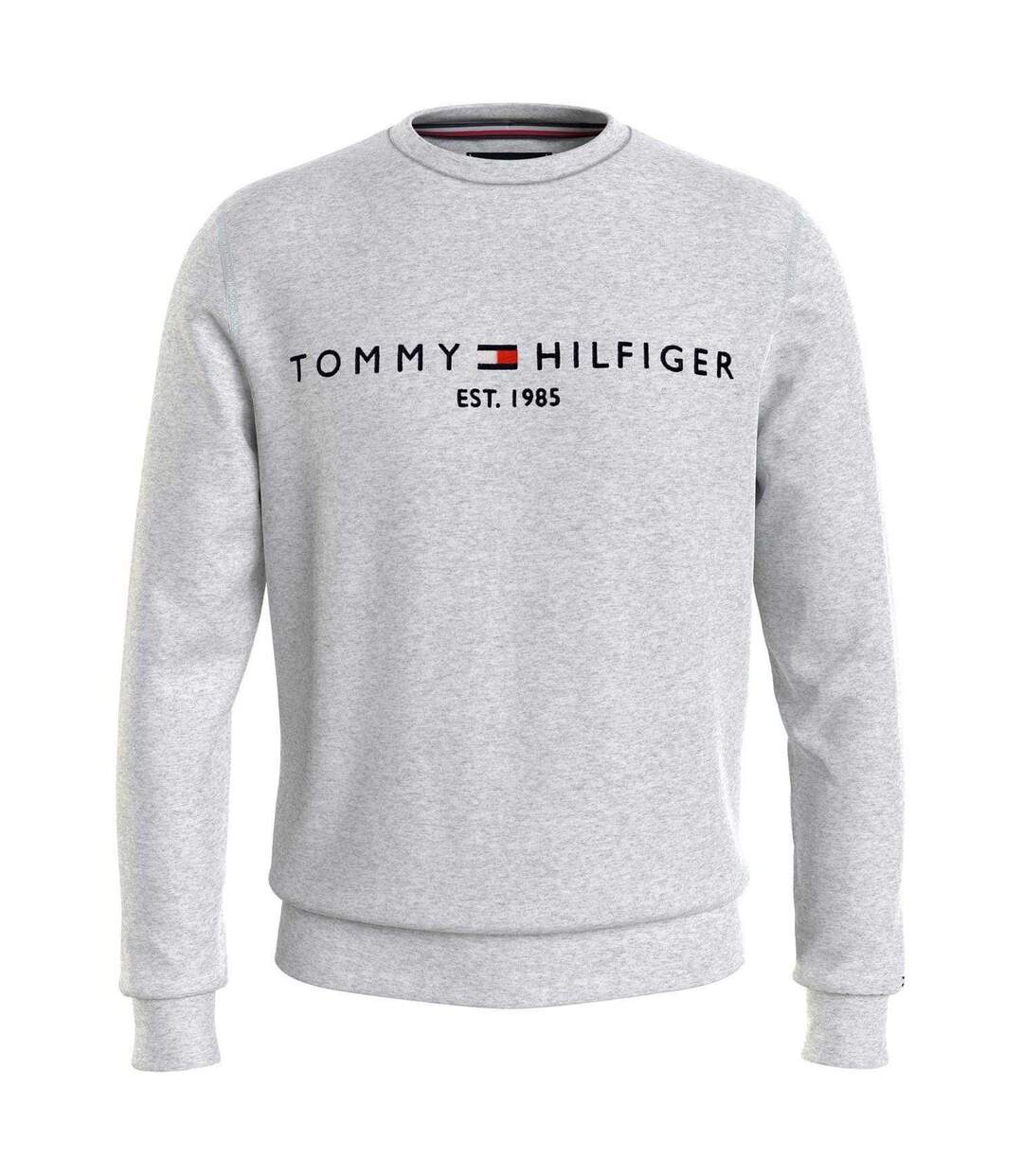 Sweat Motif/style Date De Création Homme Gris Tommy Hilfiger-1