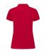 Womens/ladies pique polo shirt classic red Henbury