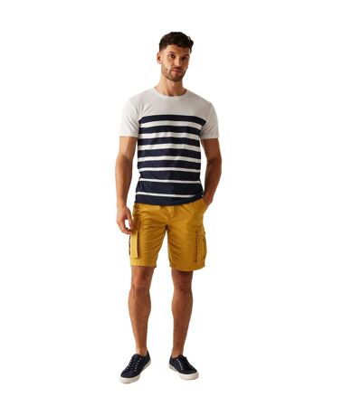 T-shirt Shorebay Homme Blanc Bleu Marine Regatta