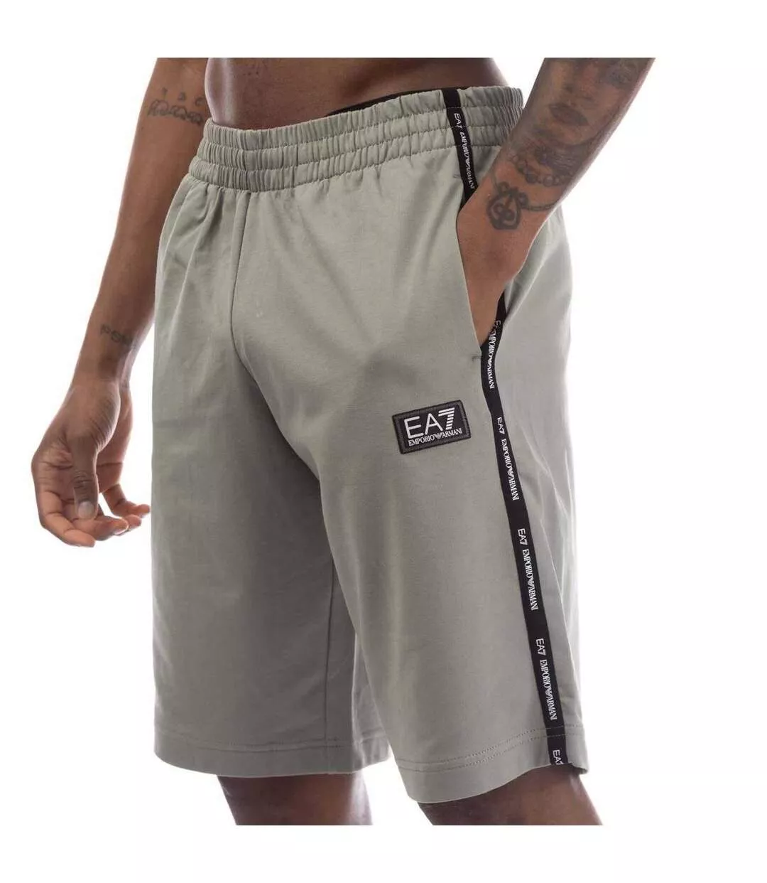 Short Style Logo Homme Vert Emporio Armani-3