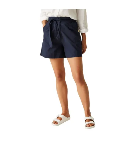 Womens/ladies Orla Kiely Summer Ii Shorts Navy Regatta