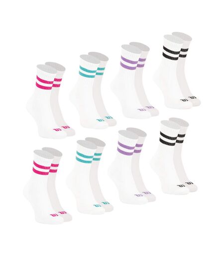 Lot de 8 paires de chaussettes mi-hautes femme Sport Wilson