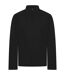 Mens Pique Top Black Front Row-1