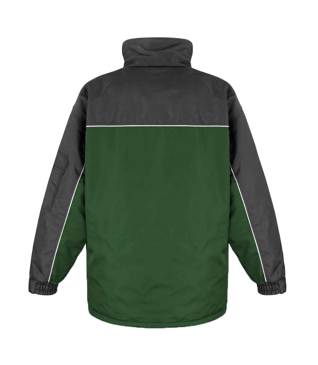 Manteau De Travail Robuste Hydrofuge Coupe-vent Homme Vert Bouteille Noir Result-2