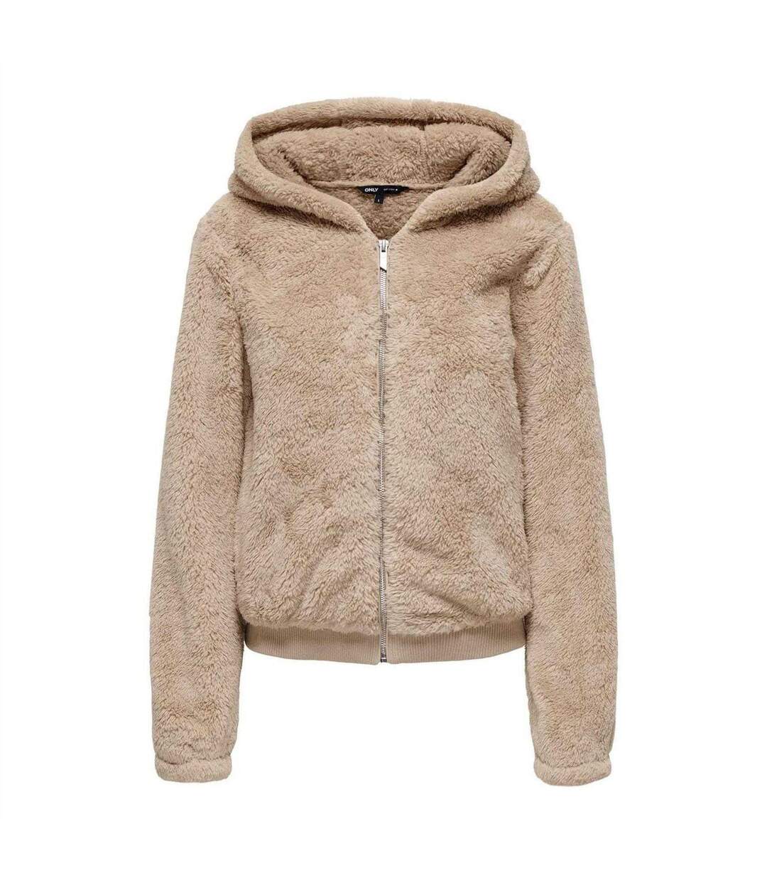 Veste Motif/style Uni Femme Beige Only-2