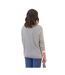 Womens/ladies Cashmere V Neck Classic Cardigan Marble WoolOvers-2