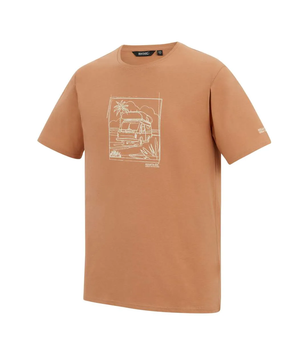 Mens Cline Ix Caravan T-shirt Italian Clay Regatta-3