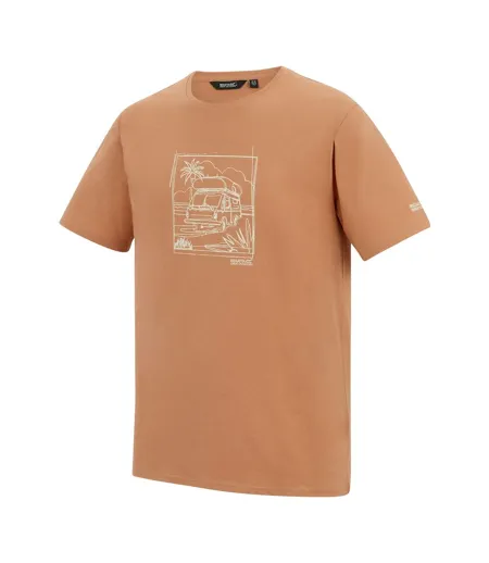 Mens Cline Ix Caravan T-shirt Italian Clay Regatta