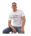 T-shirt Target Practice Homme Blanc Modern Amusement-4