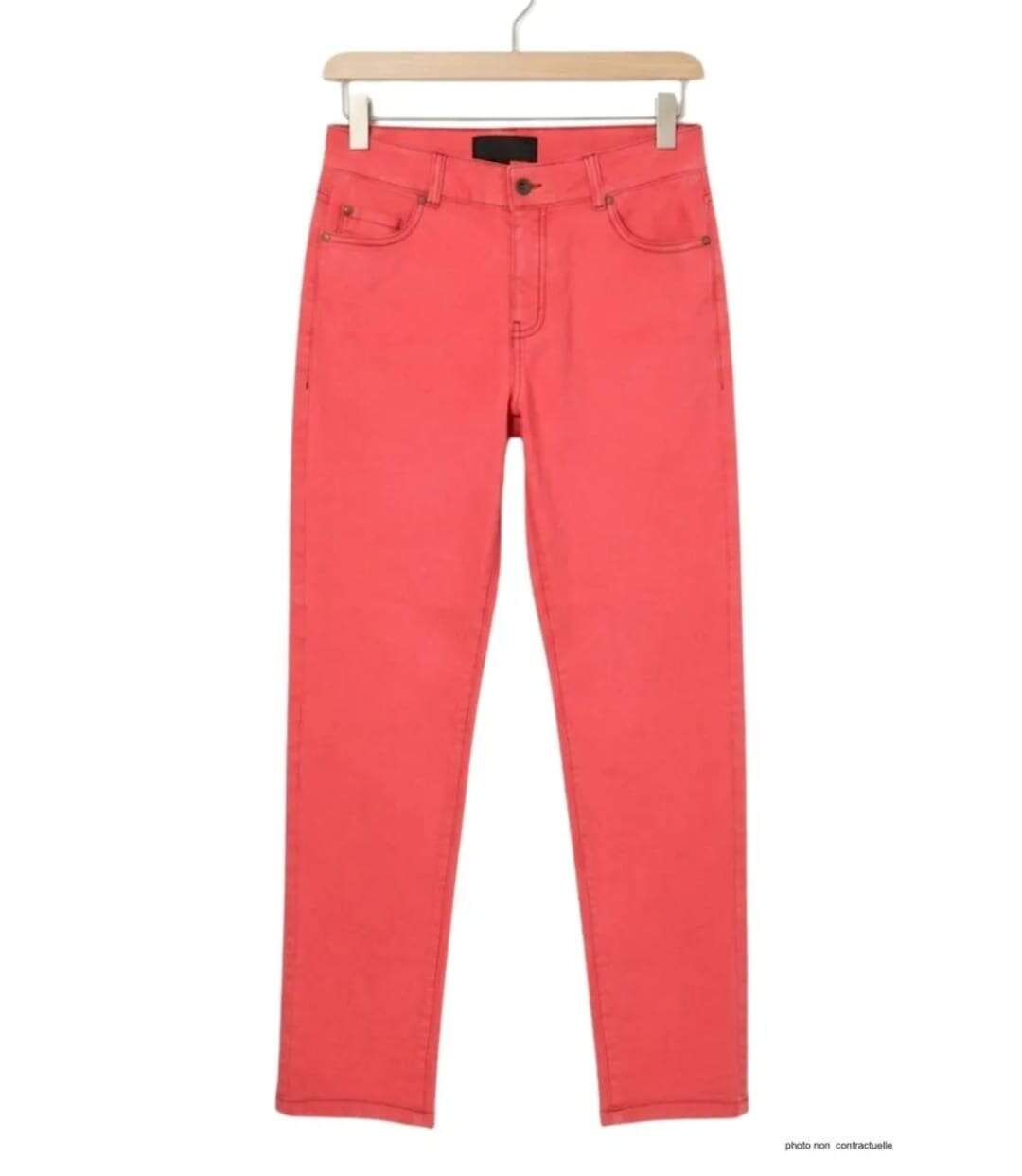 MAYFLOWER PANTF3002A - Pantalon ultra-stretch corail : confort absolu et style vitaminé-2