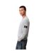 Sweat Motif/style Badge Homme Gris Foncé Calvin Klein-4
