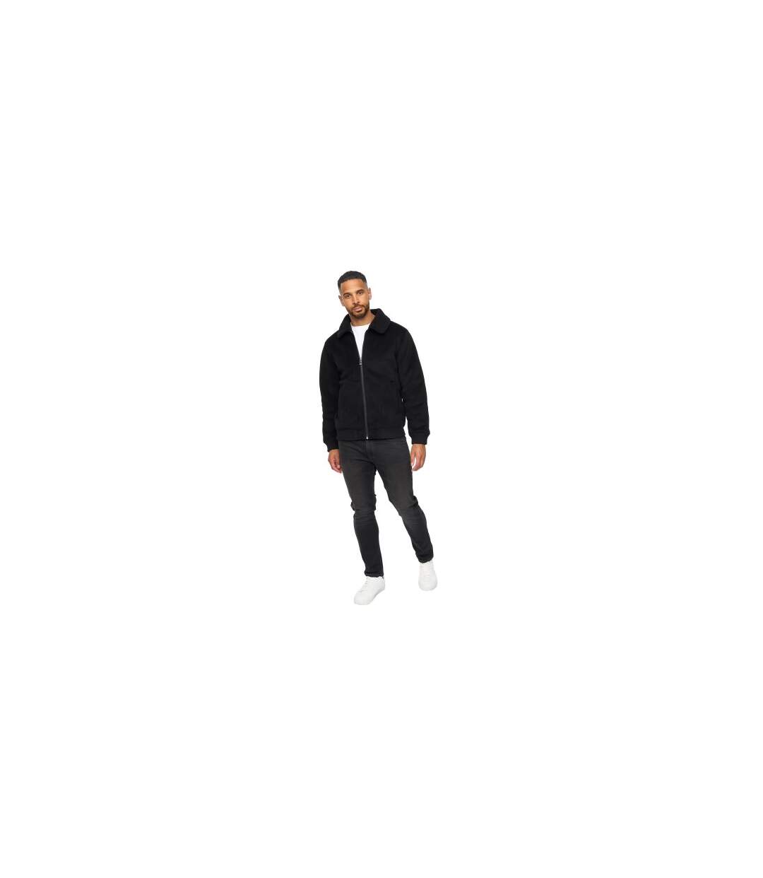 Blouson Aviateur Lauwin Homme Noir Bewley & Ritch-1