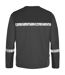 Mens Progression Hi-vis Long-sleeved T-shirt Grey Black Projob-2