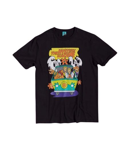 T-shirt The Mystery Machine Adulte Noir Scooby Doo