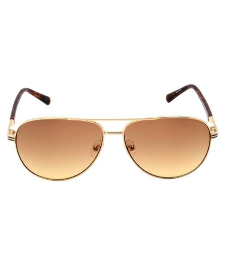 Lunettes De Soleil Motif/style Dégradé Homme Taille Unique Jaune Or Guess
