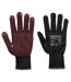 Unisex adult a110 polka dot grip gloves m black Portwest-1