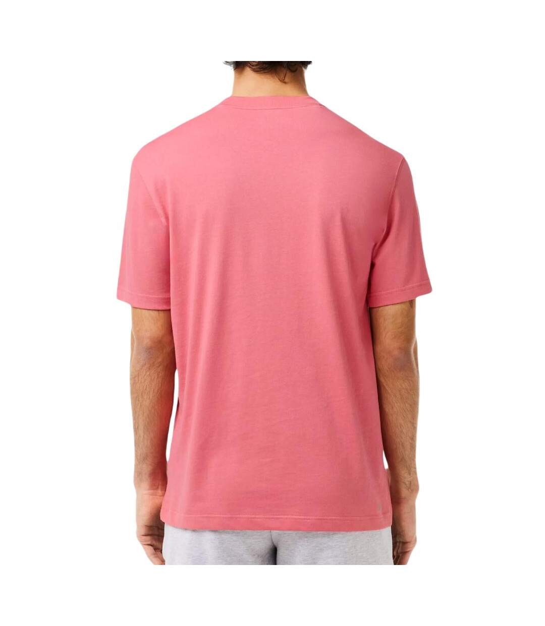 T-shirt rose homme lacoste th7618-2