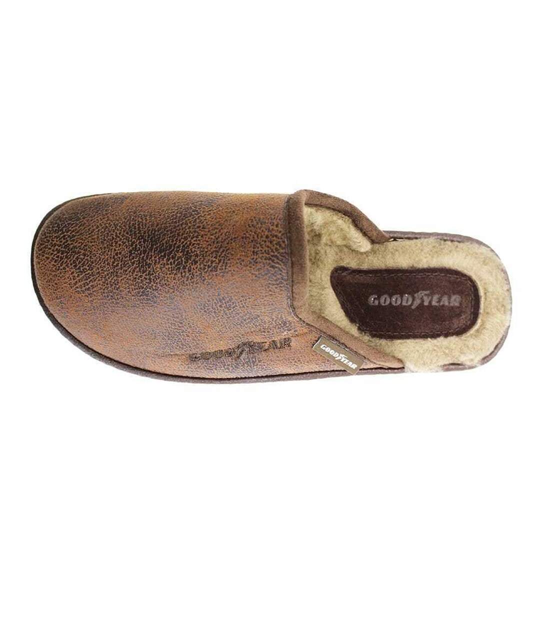 Chaussons glen homme marron Goodyear-3