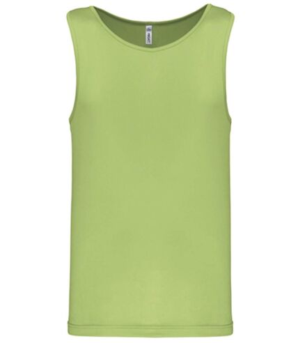 Débardeur de sport - Homme - PA441 - vert lime