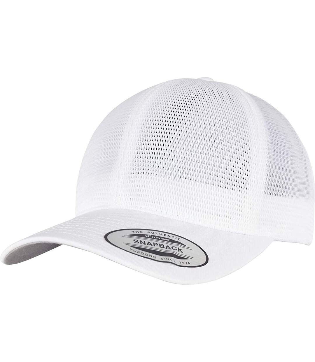 Casquette omnimesh adulte blanc Flexfit-1