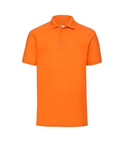 Polo 65/35 homme orange Fruit of the Loom