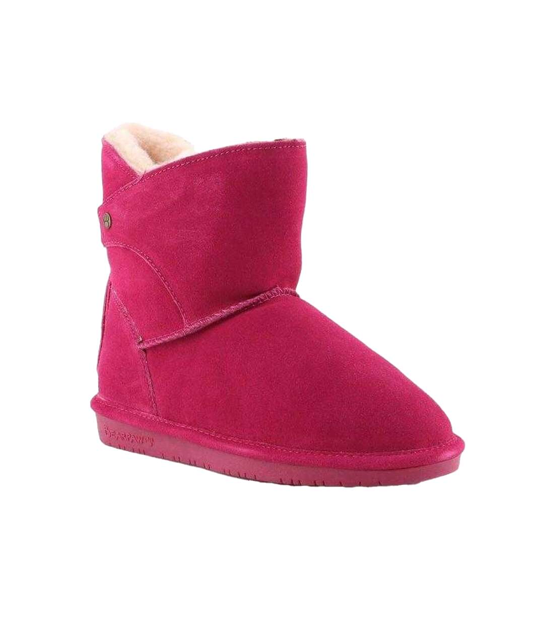 Après-skis Mia Pom Berry Femme Rose Bearpaw-1