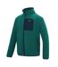 Mens Frankie Full Zip Fleece Jacket Mediterranean Green Navy Regatta-4