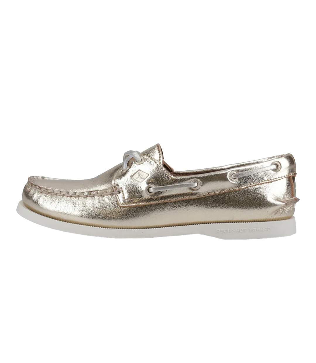 Chaussures Bateau Authentic Femme Jaune Or Sperry-3