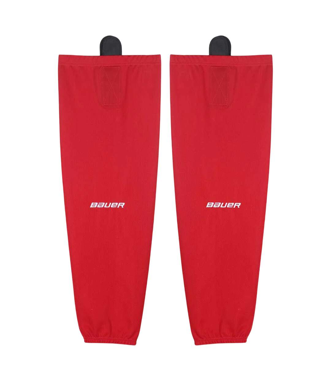 Chaussettes De Hockey Flex Adulte Rouge Blanc Bauer-1