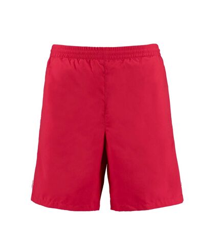 GAMEGEAR Mens Track Shorts (Red/White) - UTPC6340