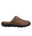 Hush Puppies Mens Carson Leather Mules (Brown) - UTFS9857