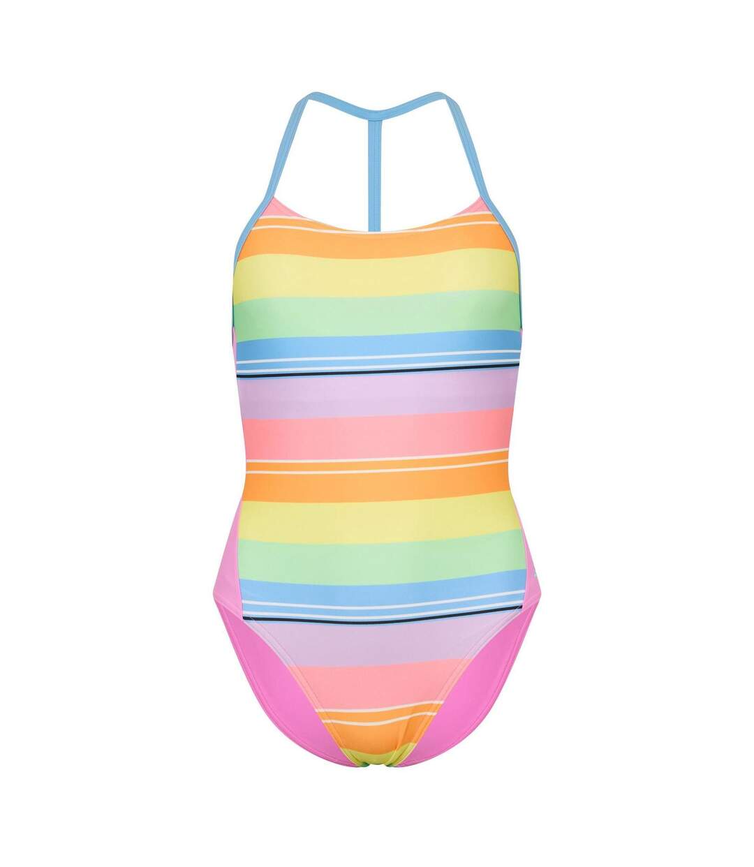 Womens/ladies Colour Block One Piece Swimsuit Multicoloured Zoggs-1