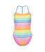 Womens/ladies Colour Block One Piece Swimsuit Multicoloured Zoggs-1