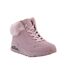 Baskets Montantes Motif/style Bord Duveteux Uno Femme Rose Skechers-4