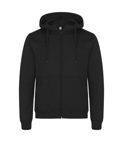 Mens Miami Full Zip Hoodie Black Clique