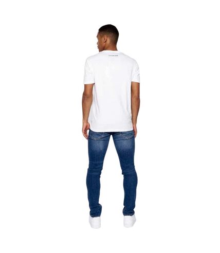 T-shirt selworthy homme blanc Crosshatch Crosshatch