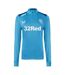 Haut Polaire Motif/style Rangers Fc Femme Bleu Bleu Vif Castore-1