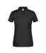 Polo Bio Workwear Femme Noir James And Nicholson-1